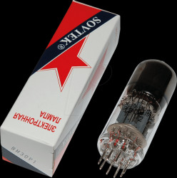 6H30PI Electron tube, double triode, Noval, 9-pin, 6.3 V