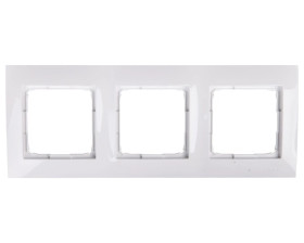 Simon 54 Premium Ramka potrójna biała /do karton-gips/ DRK3/11