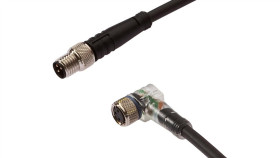 Vk500f72, Kabel Przyłączeniowy, 5M, M8 Żeński 3Pin Kątowy, M8 Męski 3Pin...