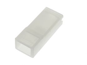 Osłona konektora 6,3mm Biała (10szt)