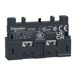 Styk pomocniczy GVAE1TQ, Schneider Electric, TeSyS GV, TeSys Deca