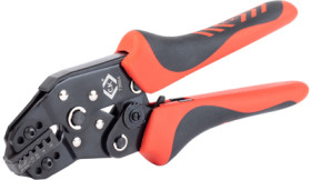 Ratchet crimping pliers for wire end ferrules, 0.25-6.0 mm², AWG 20-10, C.K Tools T3684