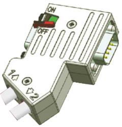 Złącze D-Sub 9-pinowe Żeński Proste Montaż na kablu raster 13.0mm
