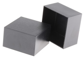 Obudowa do zalewania, Czarny, ABS, 50 x 50 x 30mm