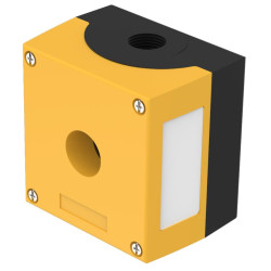 Obudowa ogólnego użytku Metal szerokość zew. 64 długość zew. 89,4 wys. zew. 85 EAO IP67, IP69K Żółty