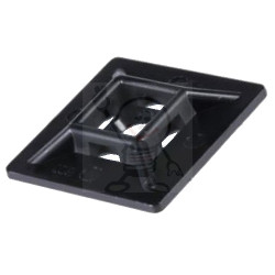 Uchwyt samoprz.do opasek 4,8mm czarny HW-4ACB