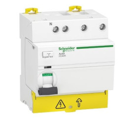RCCB, Typ AC, 3+N-biegunowy, 25A, 30mA, Schneider Electric, Acti9 iIG40K Acti9 380 → 415V ac