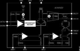 11.3 Gbps, Active Back-Termination, Differential Laser Diode Driver