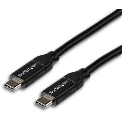 StarTech.com USB2C5C2M USB-C to USB-C Cable w/ 5A PD - M/M - 2 m (6 ft.) - USB