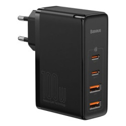 Baseus GaN2 Pro CCGAN2P-L01 100W szybka ładowarka sieciowa z 2 gniazdami USB-C PPS PD 3.0 oraz 2 gniazdami USB