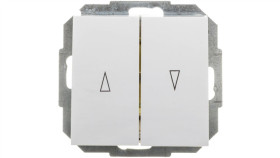 Sentia Łącznik Żaluzjowy 2-Biegunowy 10A Biały 1416-10