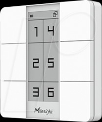 WS156-868M LoRaWAN control panel, 6 buttons