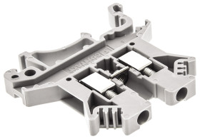 Kostka zaciskowa na szynie DIN Phoenix Contact poziomy: Pojedynczy 24 → 12AWGŚruba UK 2.5 N 24A 800 V