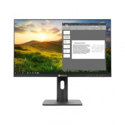 Monitor LED 27 Full HD do pracy 18/7 z regulacją pracy pion/poziom/nachylenie, wejścia Displayport, HDMI, VGA LH-2402