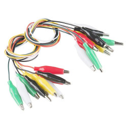 Sparkfun Alligator Test Leads - Multicolored (10 Pack)
