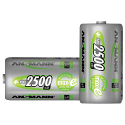 Ansmann 5030912 NiMH Rechargeable C Batteries 4500mAh MaxE - Pack of 2
