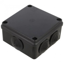 Puszka instalacyjna 100x100x50mm czarna