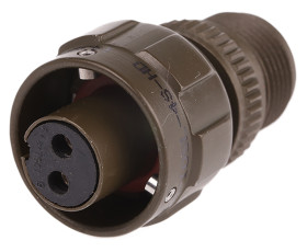 Złącze 2-pinowe Męski Amphenol Limited Żeński Montaż na kablu MIL-DTL-5015 rozmiar 10SL
