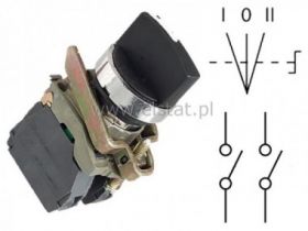 Przełącznik stabilny 2NO piórowy ( 1-0-2)