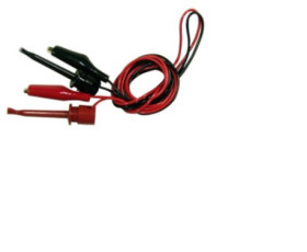 Przewód z zaciskiem krokodylkowym TLA-107, kolor: Czerwony/czarny, dł. 1m, Teishin Electric