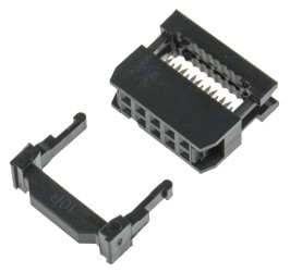Złącze IDC 10-pinowe 2-rzędowe raster: 2.54mm Żeński Montaż na kablu RS PRO