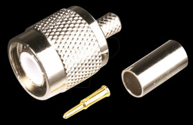 TNC plug for RG 213/U, crimped version
