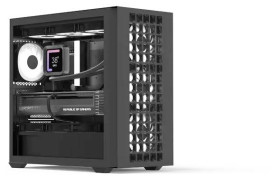 AeroCool D302A-G-BK Mini Tower Obudowa do komputera czarny, biały