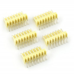 Złącze raster 2,54mm - wtyk kątowy 8-pinowy - 5szt.
