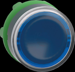ZB5AW363 Illuminated push-button, front element, Harmony XB5, 22 mm, blue