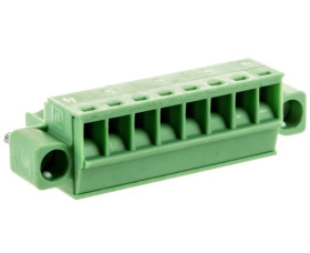 Wtyk śrubowy do płytek drukowanych 8P zielony MC 1,5/ 8-STF-3,5 1847181 /50szt./