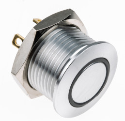 Nasadka przełącznika Chwilowy SPST średnica wycięcia 16mm, montaż panelowy RS PRO