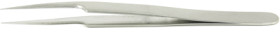Precision tweezers, uninsulated, antimagnetic, stainless steel, 120 mm, 5A.SA.B