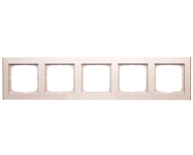 SONATA Ramka pięciokrotna szampański złoty R-5R/39