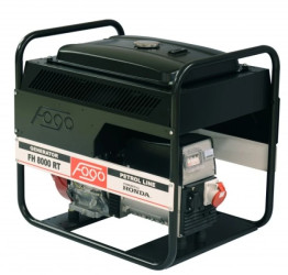 Agregat prądotwórczy 3-fazowy synchron 7kVA 5,6kW 10,1A IP23 Honda GX390 auto reg nap (AVR) duży zbiornik paliwa FH 8000 RT