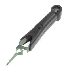 Krokodylek, precyzyjna pęseta pomiarowa, rozwarcie 4mm, gniazdo 2+4mm czarny