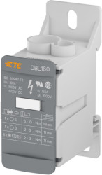 Terminal block, 1 pole, 16-70 mm², AWG 6-2/0, 160 A, 1500 V, screw connection, 1SNL316010R0000