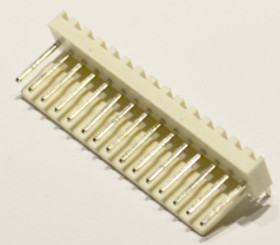 GW15RA wtyk kątowy do druku 15 pin, raster 2,54