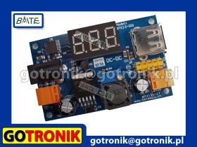 Przetwornica napięcia LM2596 + woltomierz + wyjście USB