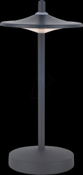 27700200 Cordless Lily desktop lamp, 3000 K, dimmable, IP54, black