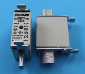 NH000 100A 500V gL/gG ZWŁ.FERRAZ BEZP.