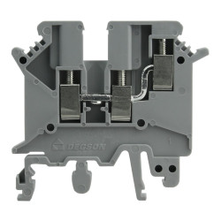 Złączka szynowa szara śrubowa 4mm2 3-przewodowa 1P UL PC4-TW-01P-11-00A(H)