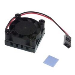 Radiator z wentylatorem 25 mm dla Raspberry Pi 4 model B