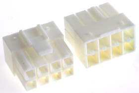 Obudowa złącza 8-pinowe 2-rzędowe raster: 6.2mm JST Męski Montaż na kablu VL Styk żeński serii VL