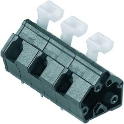 Weidmüller 1953600000 Zacisk sprężynowy 2.5 mm² Ilość styków 4 czarny 100 szt.