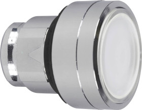Schneider Electric ZB4BH013 ZB4BH013 Element czołowy dla przycisku podświetlanego (Ø) 22 mm nieoznakowany chrom, biały 1