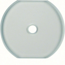 Glasserie Szklana płytka wierzchnia środkowa do łącznika obrotowego jasny 1095