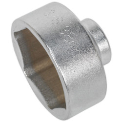 Sealey SX115 Low Profile Oil Filter Socket 38mm 3/8&quot;sq Drive