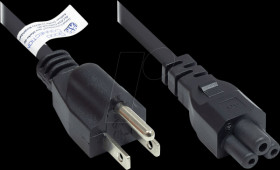 P4505-S018 Power cord America/USA, Typ B =&gt; C5, UL, 1,8 m, black