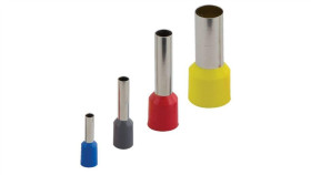 Końcówka Tulejkowa Izolowana Din / Hi 1/8 Czerwona ( 100 Szt. )