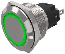 Kontrolka 12V ac/dc, zielona 22mm LED Końcówka lutownicza EAO